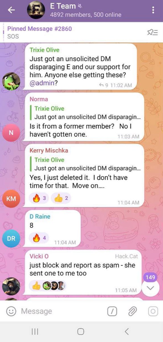 esmonkey_cat's tweet image. Posts That Have Not Aged Well (cont’d) from 2023

“Nobody look at the evidence coming out on X. And if you do look, then it’s photoshopped. Stay in our echo chamber. Focus.” 🙄😐
mUh #oVeRtheTaRgEt 
#Gatekeepers #WilliamAmickIII #EtheFriend #EyeTheSpy