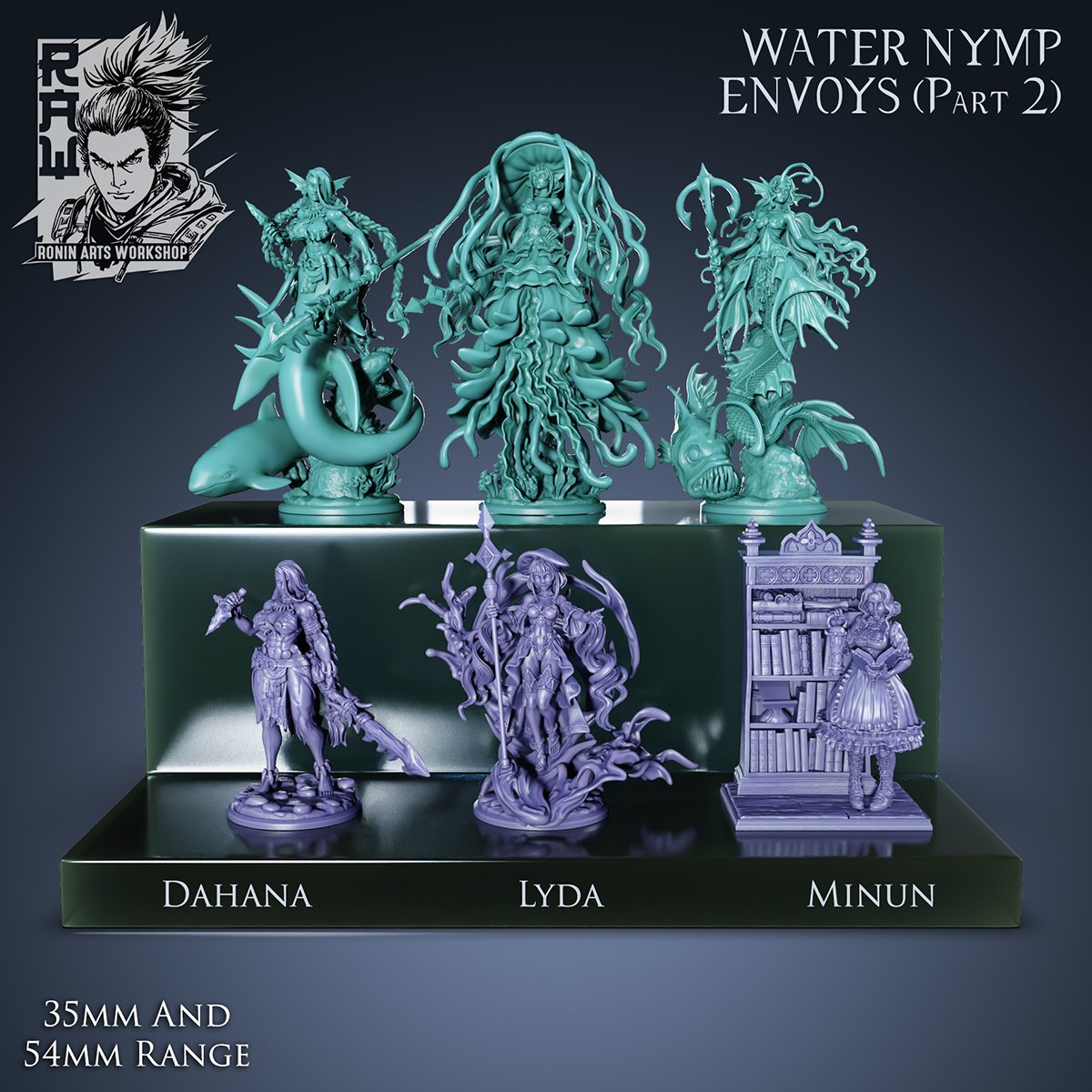 Big thanks to our dear @IspynArt who once again made the design and illustrations for our second #Mermay package!
With Dahana, Minun and Lyda we now have six shapeshifter merrmaids in our roster!

#3dprinting #warmongers #3dprint #フィギュア #DnD #TRPG #mermay2024
