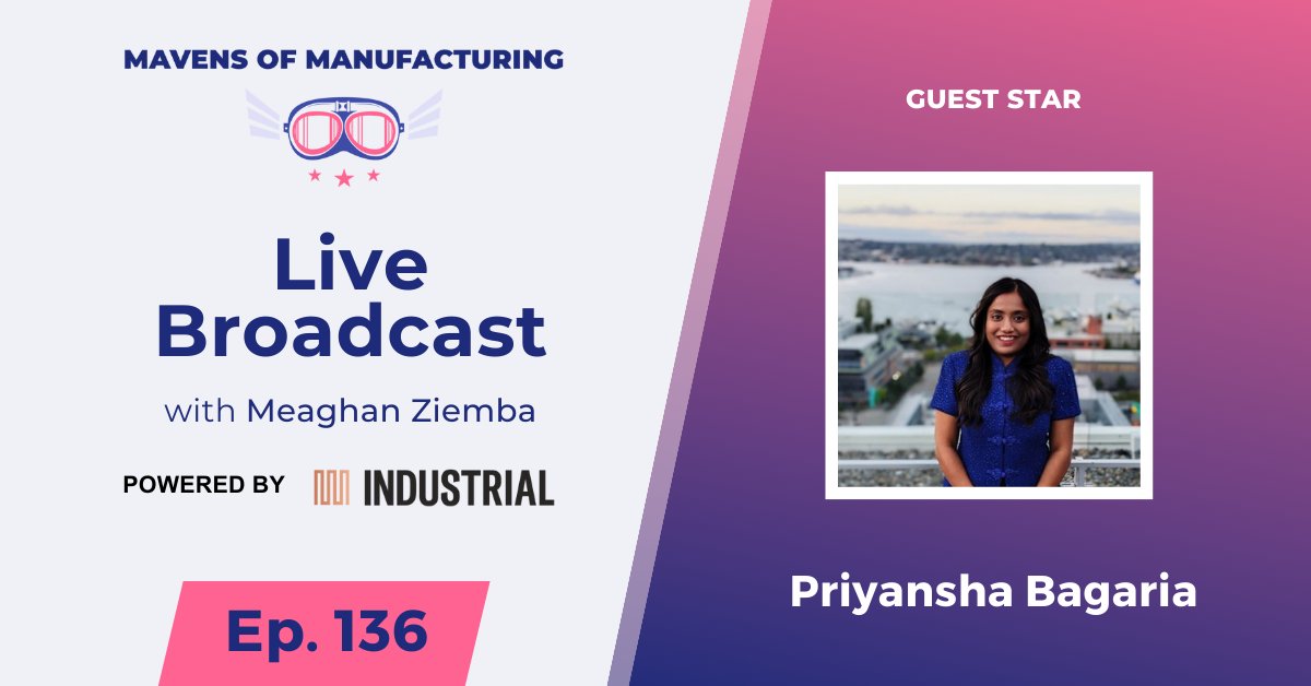 Listen to "  4:08 / 34:35   Mavens of Manufacturing Ep. 136: AI-Powered Transformation in Manufacturing" by Mavens of Manufacturing. podcasters.spotify.com/pod/show/meagh…