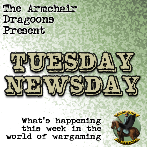 ADragoons's tweet photo. Golden Geeks, Minis Pre-Orders, &amp; more ~ #TuesdayNewsday

Stay in the loop with our comprehensive roundup of hobby (and practitioner!) wargaming headlines every #TuesdayNewsday

https://t.co/4J3M765m3d https://t.co/5gqz5rgxrs