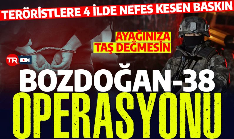 Bakanı Ali Yerlikaya duyurdu: 4 ilde BOZDOĞAN-38 operasyonu: Çok sayıda gözaltı var! trhaber.com/gundem/bakani-…