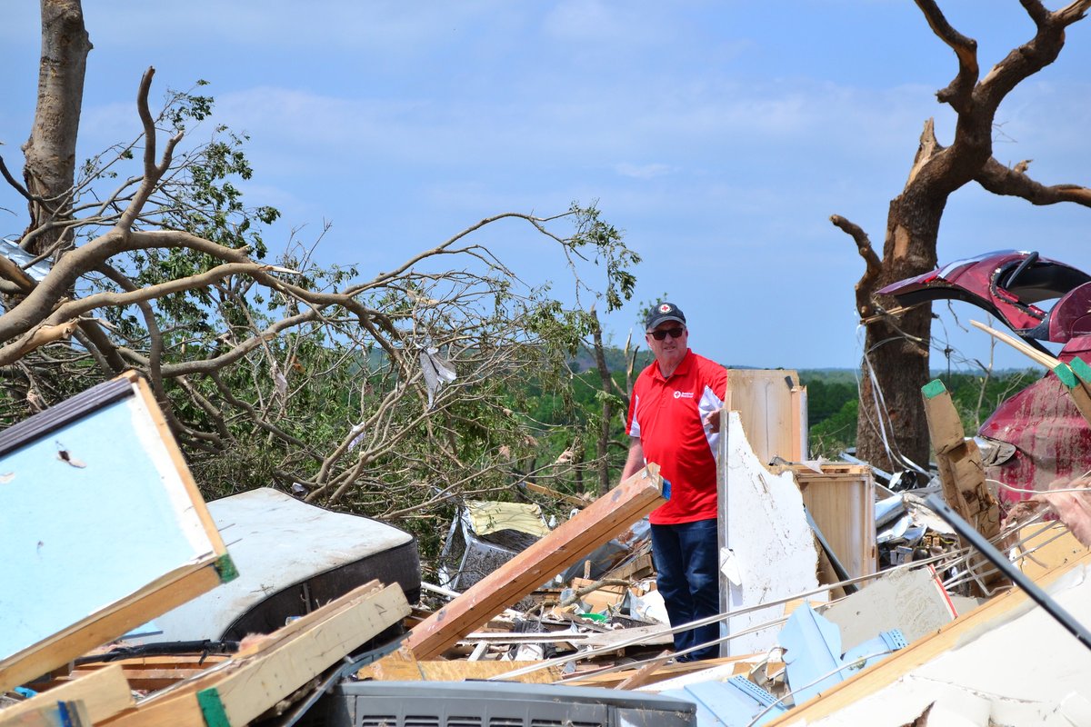 A sonogram. Family photos. Birthday cards. A pink stuffed rabbit. These are some of the items that Amanda Shephard salvaged from her friends' home after an EF4 tornado ripped through their community in Barnsdall, Oklahoma. Amanda met Ashley and Craig Green at a farmers market