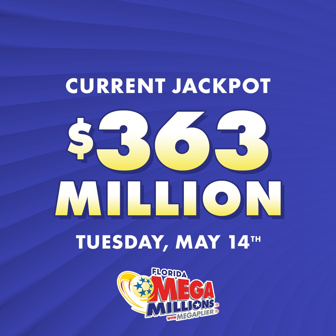 The MEGA MILLIONS jackpot is at $363 MILLION?! 😱 Are you getting your tickets tonight? 🙌 #FloridaLottery #MEGAMILLIONS