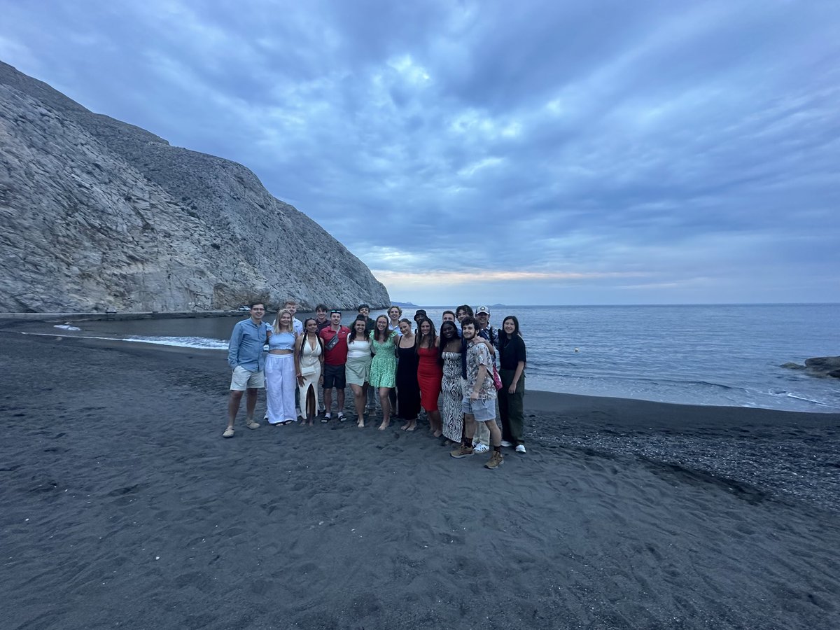 UC_SPAD's tweet photo. Last full day in Santorini for #UCSPADinGreece. Back to Athens tomorrow and then the long flight home Thursday. Thanks for following along with us! https://t.co/0xeoamJoX0