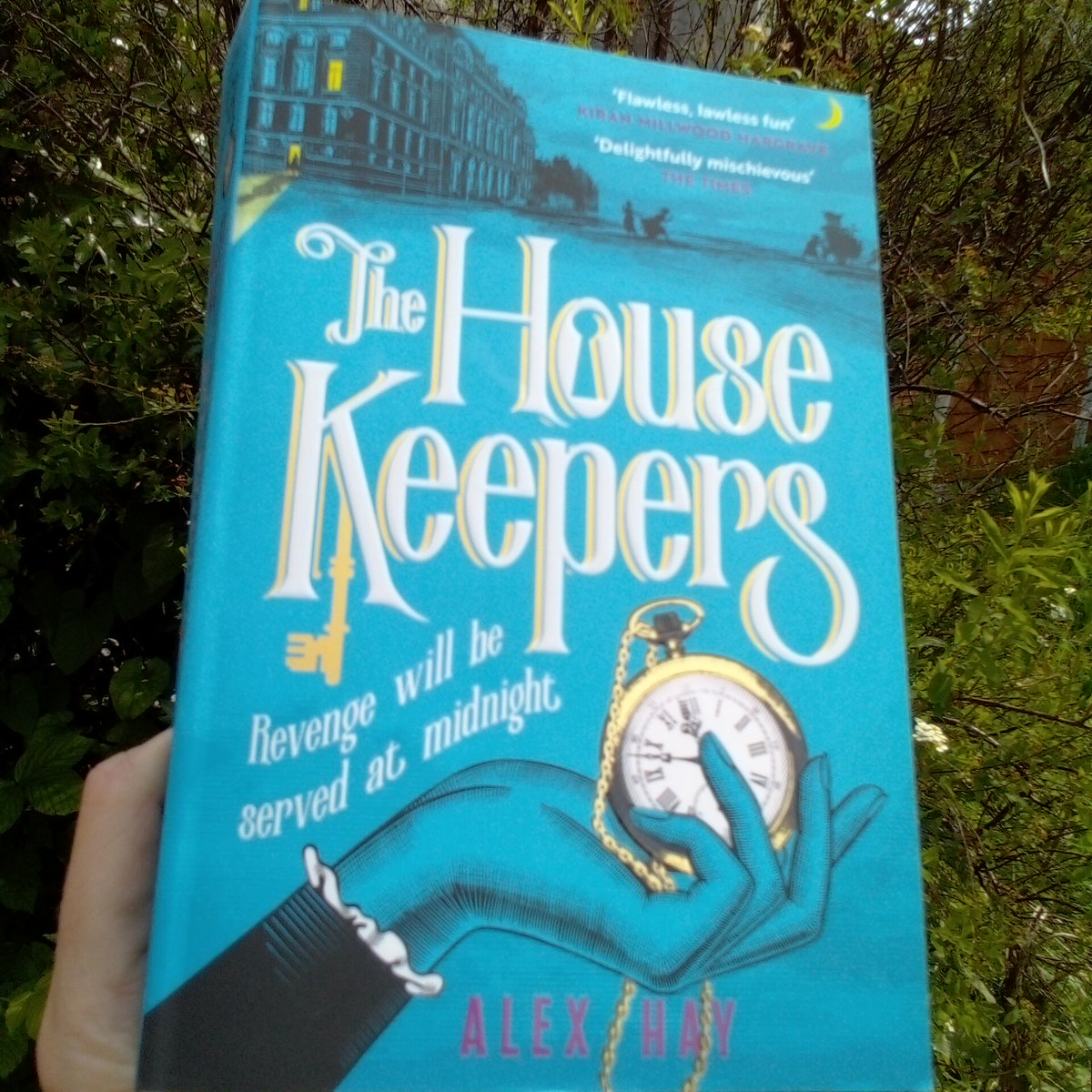 I'm loving The House Keepers by @AlexHayBooks . This book is funny and smart, with with a motley crew of roguish characters that I can't helo but to route for. I can't wait to find out how it all turns out.