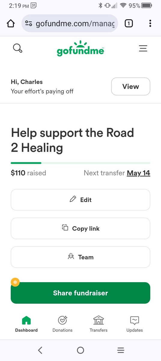 gofund.me/89945db2
Update: I almost got the LLC for the Road 2 Healing. Just gotta pay $131.00 for right now. In the donations, I have $110.00. WE'RE GETTING CLOSER!! 😁
#Support #help #RecoveryPosse #recovery #Share #TogetherWeAreStrong