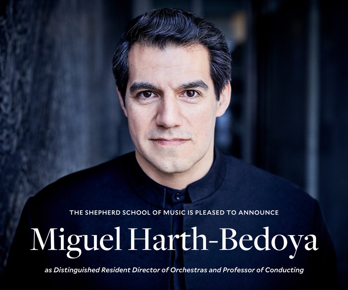 Rice University’s @ShepherdSchool appointed renowned conductor Miguel Harth-Bedoya its distinguished resident director of orchestras and professor of conducting. Welcome to Rice, Miguel! You bring a wealth of experience to the podium. bit.ly/3K2WQIa