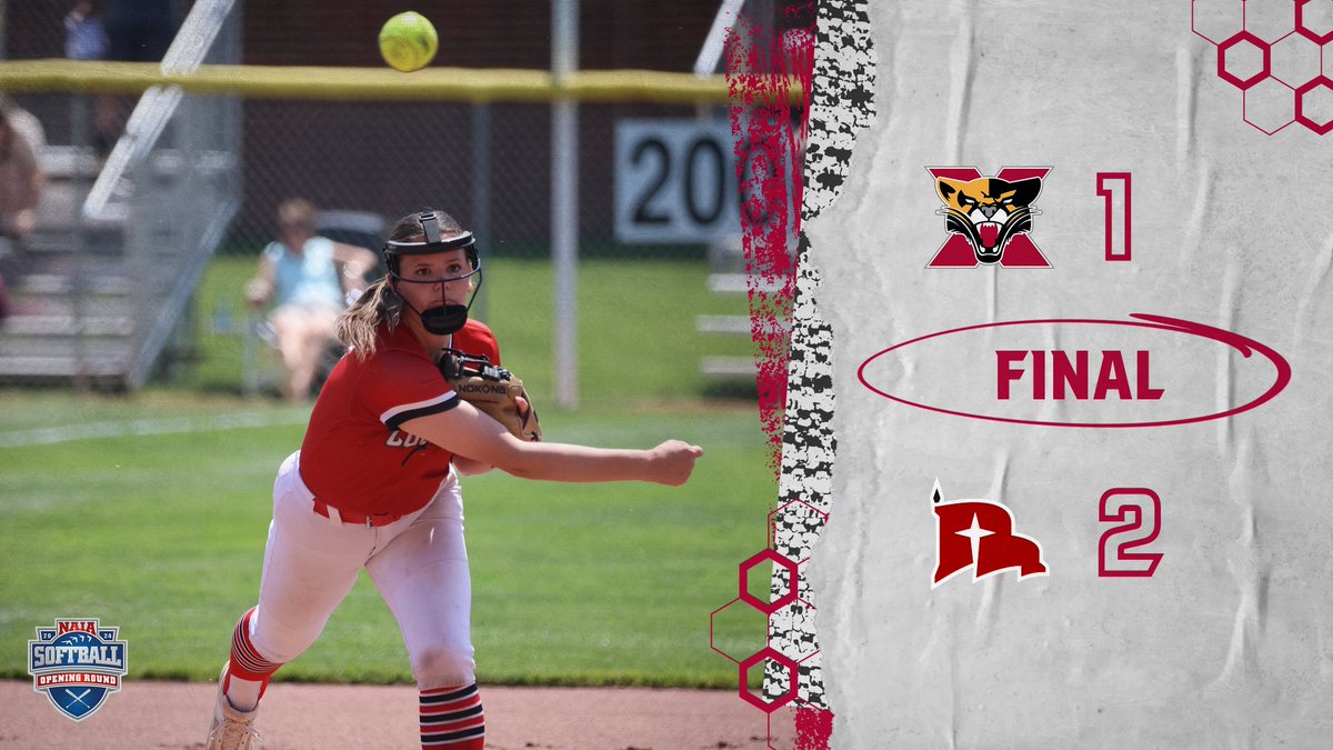FINAL: No. 1 Northwestern (Iowa) 2 No. 4 @SXUsoftball 1. Aubrey Wroble was 2-for-4 w/ an RBI, Abbie Carr went 2-for-3 & Laila Summers had 4️⃣ K's for the Cougars! #GoCougs🐾🥎 #WeAreSXU