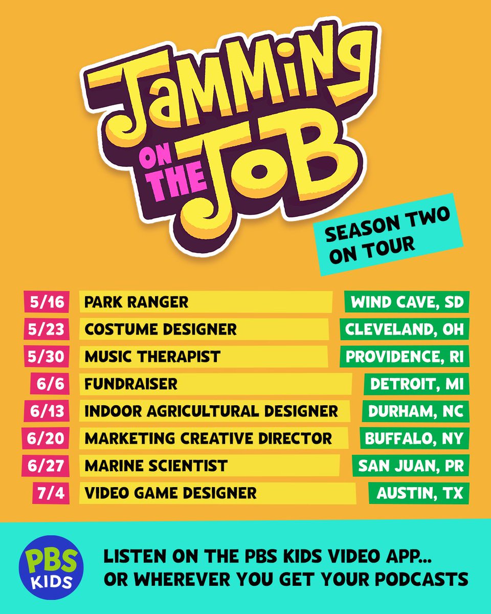 Look at all the cool jobs featured on season 2 of #JammingOnTheJob! Which one of these jobs would be the perfect fit for you?