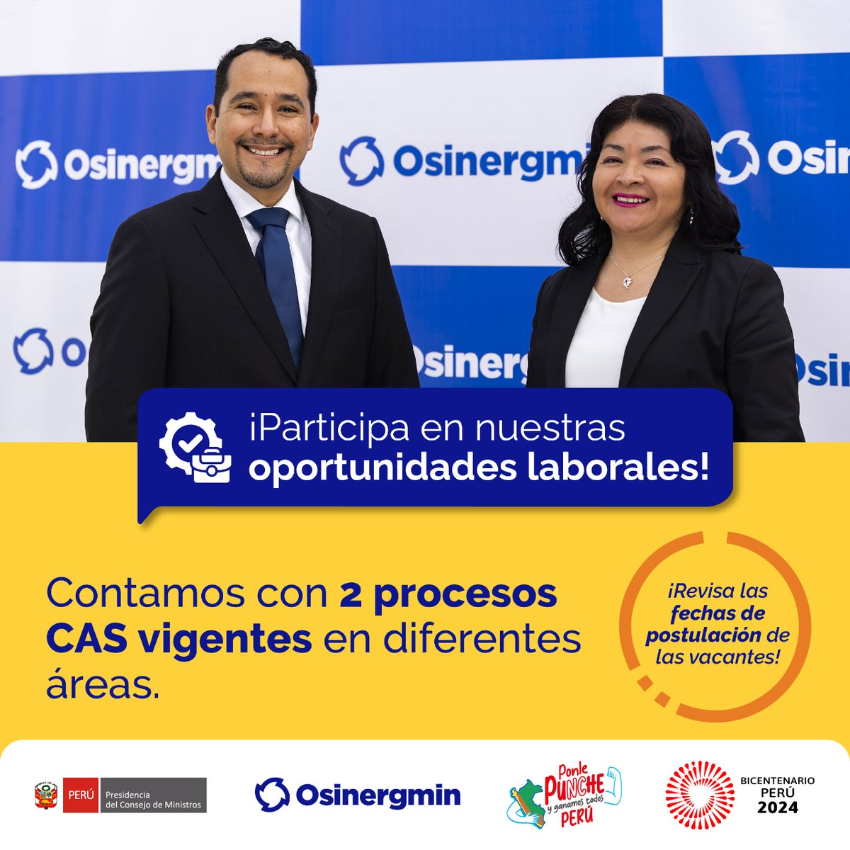 ✍️ ¡Tenemos una oportunidad esperando por ti! 

▶️ 𝗔𝗡𝗔𝗟𝗜𝗦𝗧𝗔 𝗗𝗘 𝗖𝗔𝗣𝗔𝗖𝗜𝗧𝗔𝗖𝗜𝗢́𝗡 
▶️ 𝗘𝗦𝗣𝗘𝗖𝗜𝗔𝗟𝗜𝗦𝗧𝗔 𝗘𝗖𝗢𝗡𝗢́𝗠𝗜𝗖𝗢 

▶️ Más información: bit.ly/TrabajoOsinerg…

#Trabajo #Chamba #ChambaSíHay #OportunidadLaboral #FelizMartes