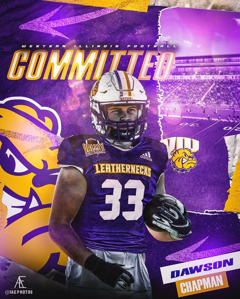 Blessed to say that i’m committed to play D1 football at the university of Western Illinois‼️‼️ @Coach_JonPerry @KreczmerWIU @McKeownDB