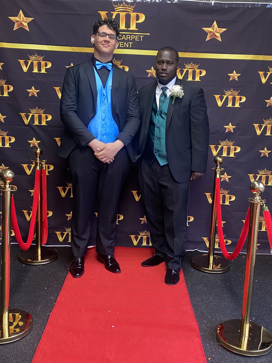 Prom was lit had to get a photo with my guy