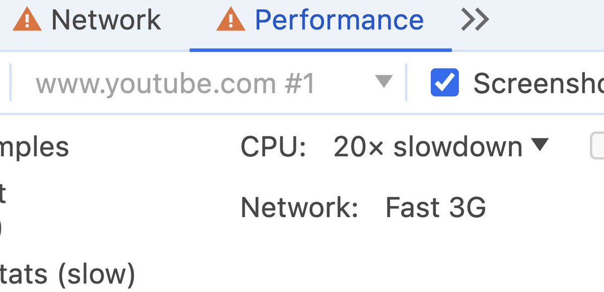 umaar's tweet image. Have a fast developer machine? 20x CPU throttling is coming to DevTools

Looking at you Apple silicon users 👀