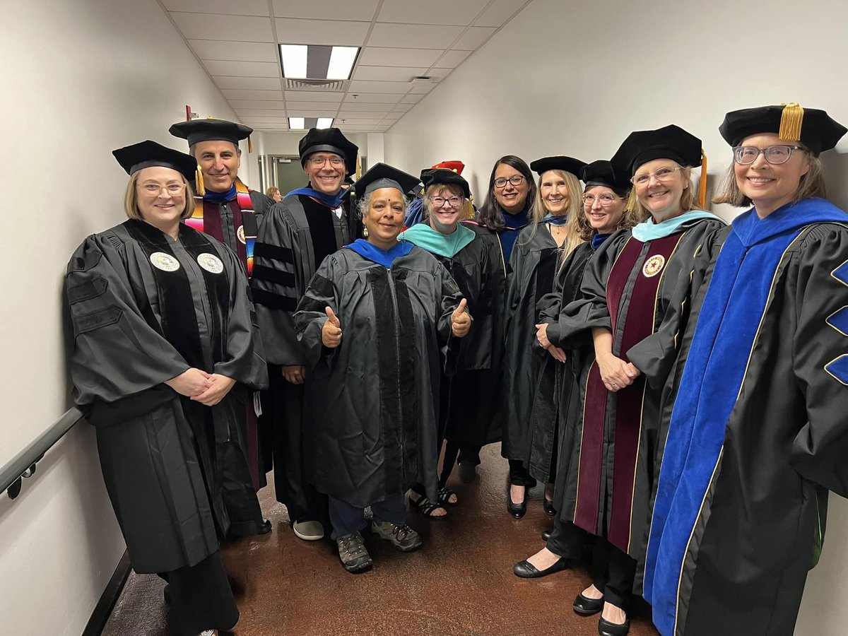 What a joyful event today at the @UNTDallas School of Education commencement ceremony. 

Happy to serve with this great faculty and see these students make a brighter future for bilingual education. ¡Siempre pa'lante! 🎉🎉🎉
