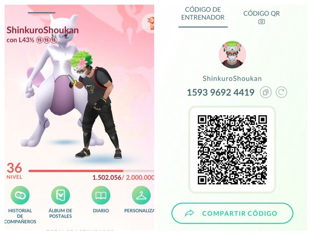 Looking for some new friends in Pokémon Go, please add me.

- I invite raids (5* and Mega) ⚔️
- Daily gift openers 🎁
- I send Marine Scatterbug

159396924419

#PokemonGO #PokemonGoFriendCodes #PokemonGoFriends #pokemonGoRaids