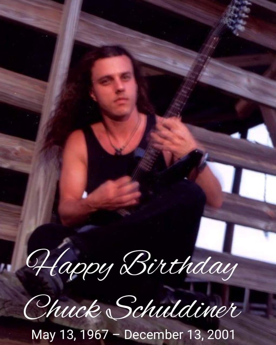 Not an Earache artist but still worthy of a Happy Birthday. Legends never die #chuckschuldiner #death #deathmetal