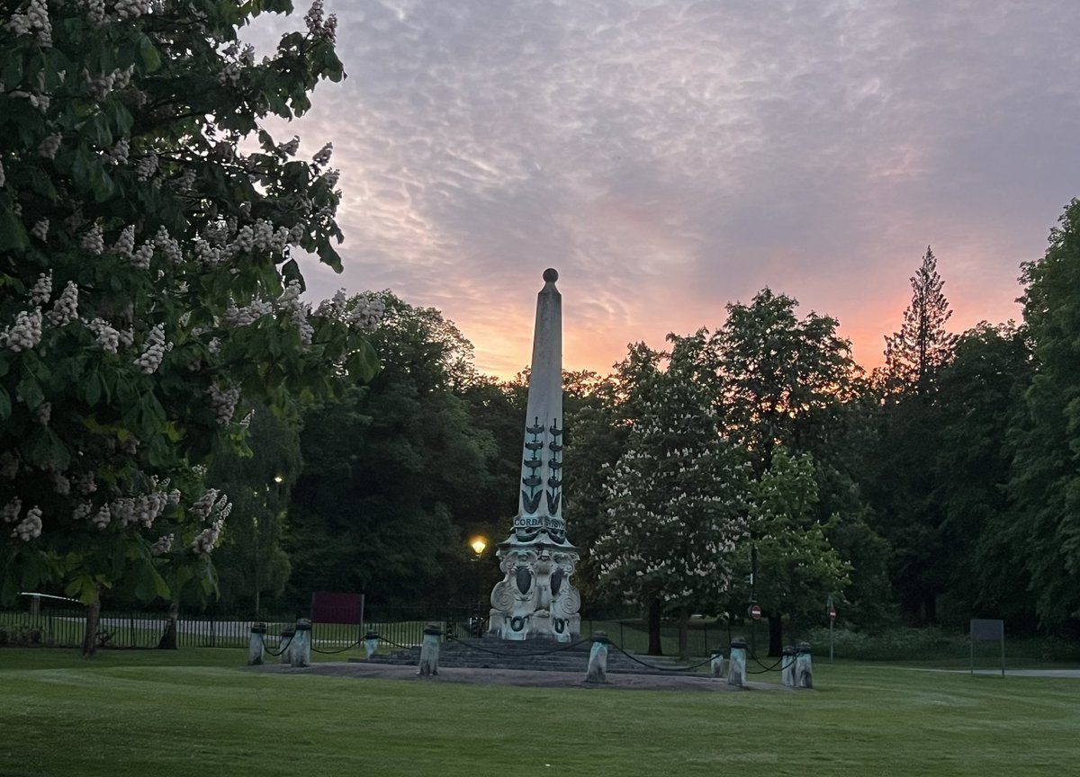 A beautiful evening outside Melvill
