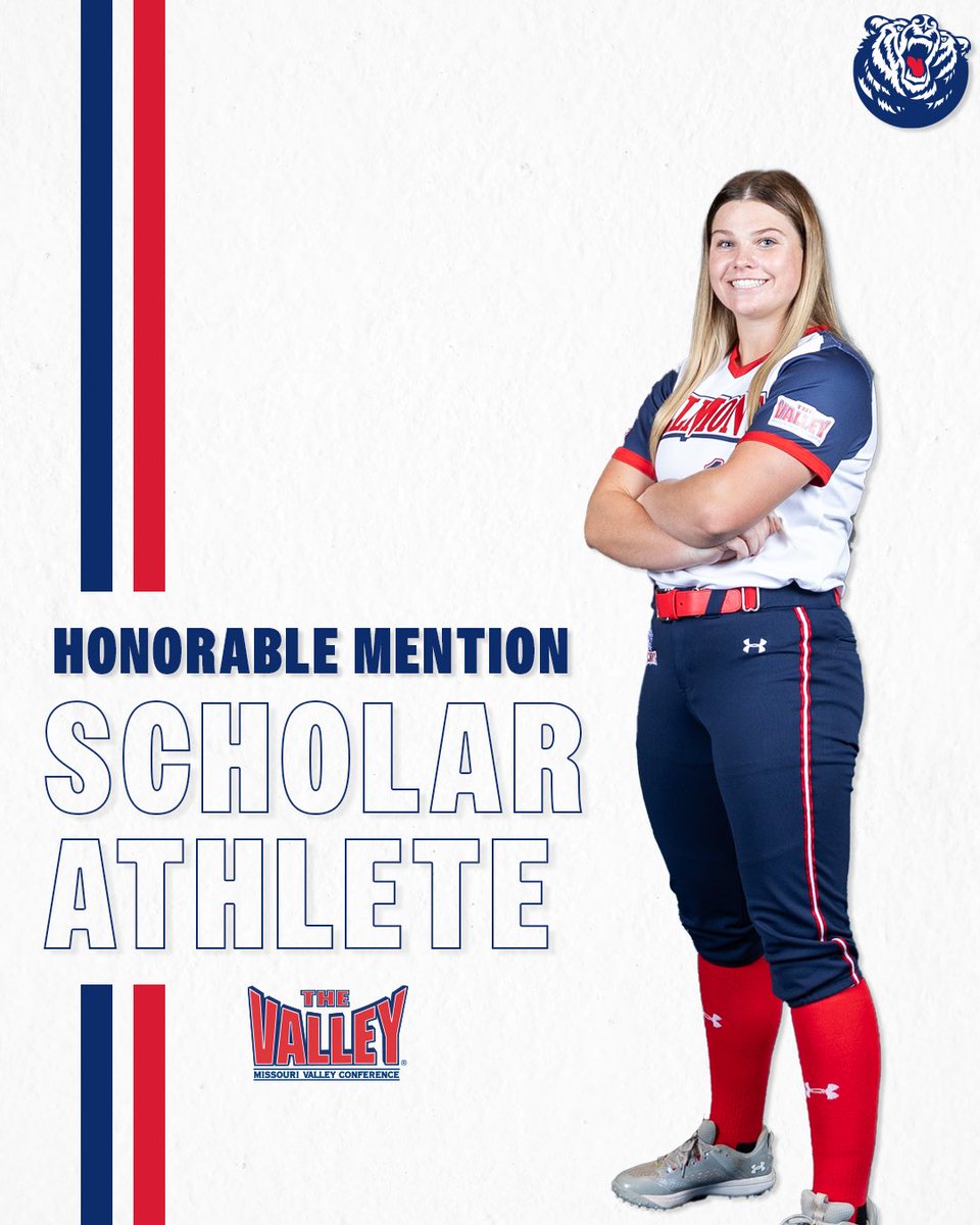 6️⃣ Bruins named to the MVC Scholar-Athlete Teams! Proud of this group, getting it done in the classroom and on the field!📚🥎 #ItsBruinTime | #EverydayExcellence