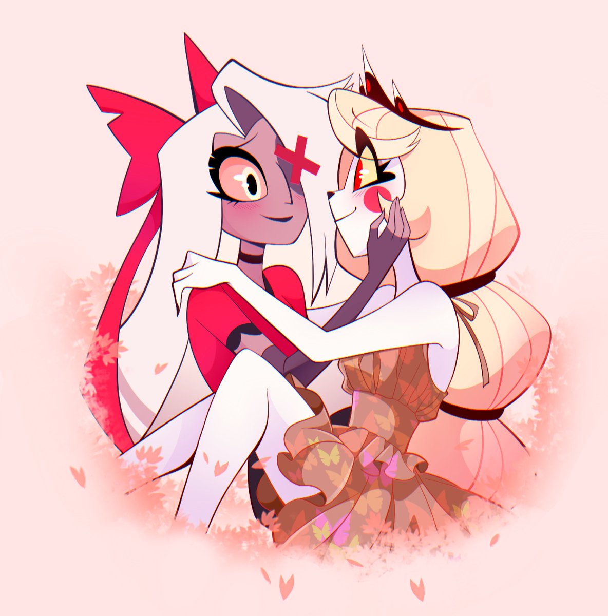 l love too much this charggie commission..🥺😭💕❤️✨️ Thank you so much!! @smlpinkprincess 🫶🏻🥹✨️💕 #charggie #HazbinHotel