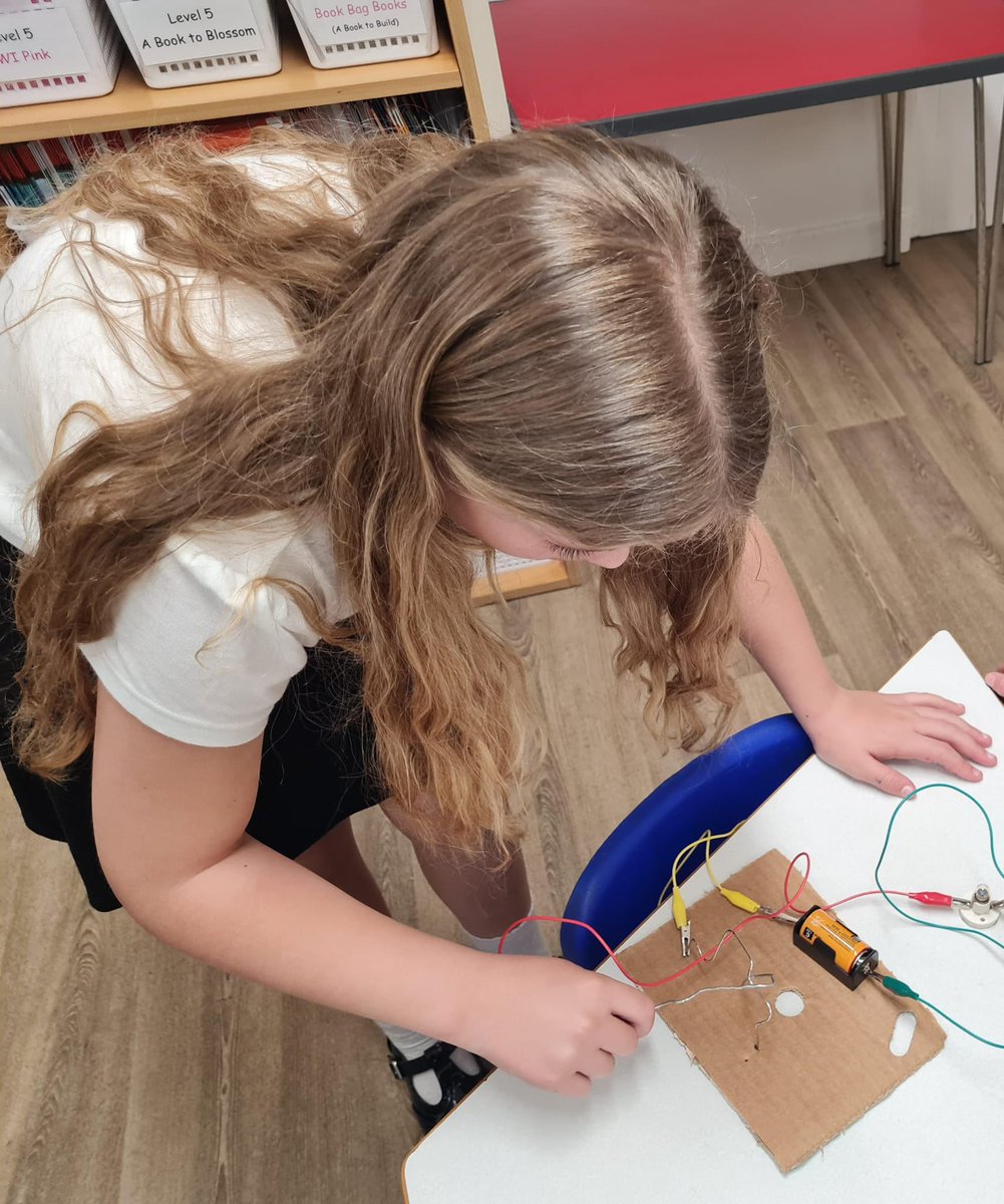 CockwoodPrimary's tweet photo. Science Club designed, made and tested their own Buzz Wire games last week #STEM #primaryscience #havingfunatschool #collaboration https://t.co/GNnfCi62jn