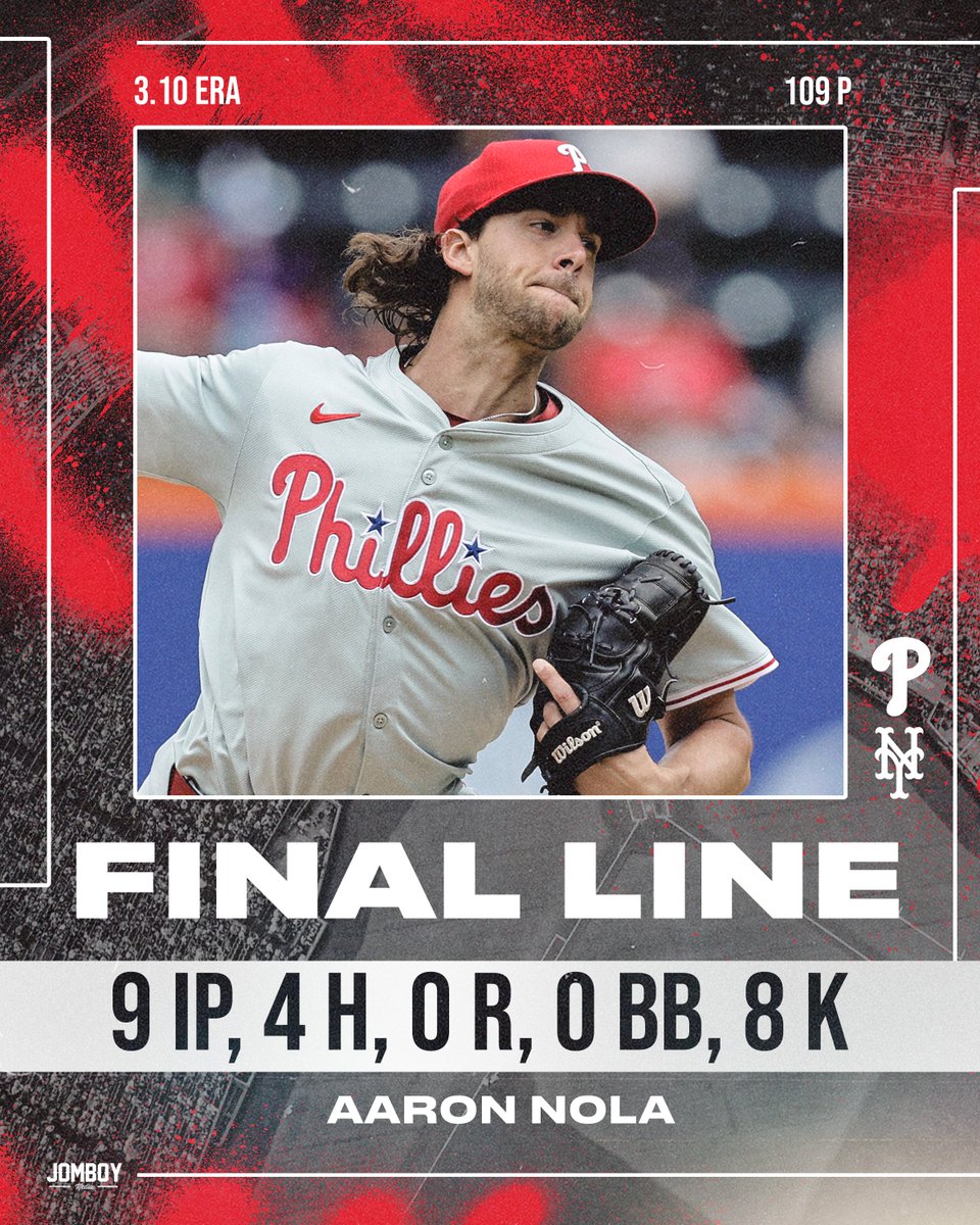 Aaron Nola spins a complete game shutout!