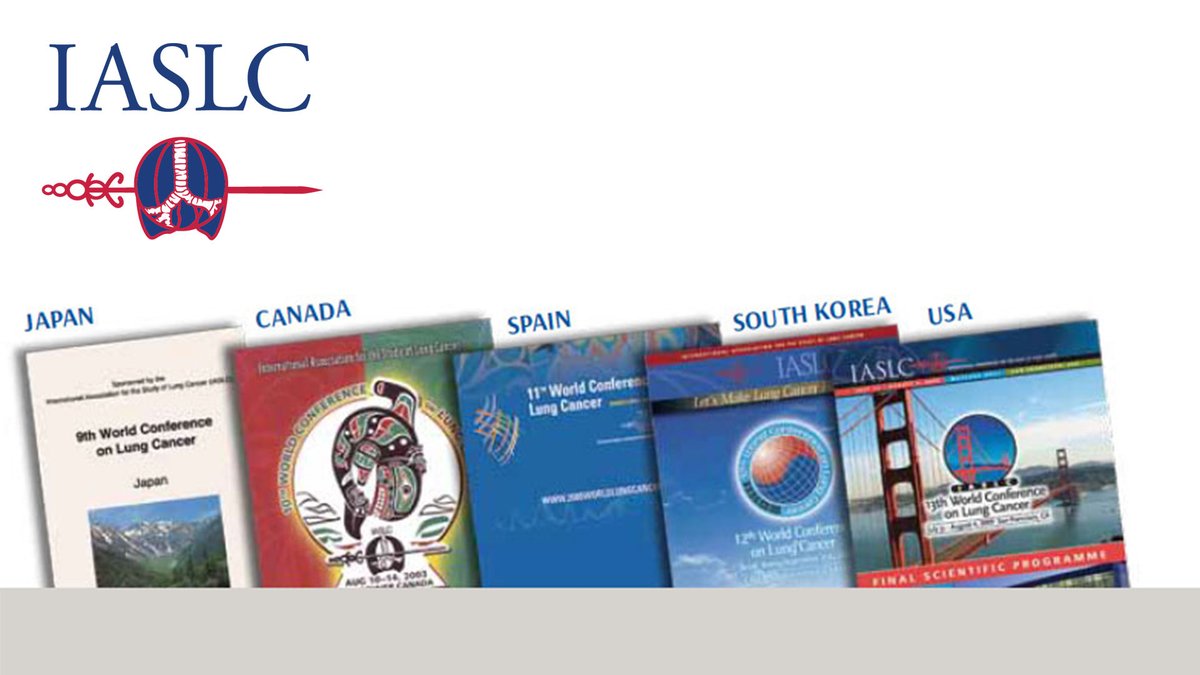 Did you know the 9th #WCLC was held in Tokyo in 2000, the 10th in Vancouver in '03, the 11th in Barcelona in '05, the 12th in Seoul in '07 & the 13th in San Francisco in '09? A decade marked by highly successful WCLCs, w/more abstracts and participants every year! #LCSM #IASLC50