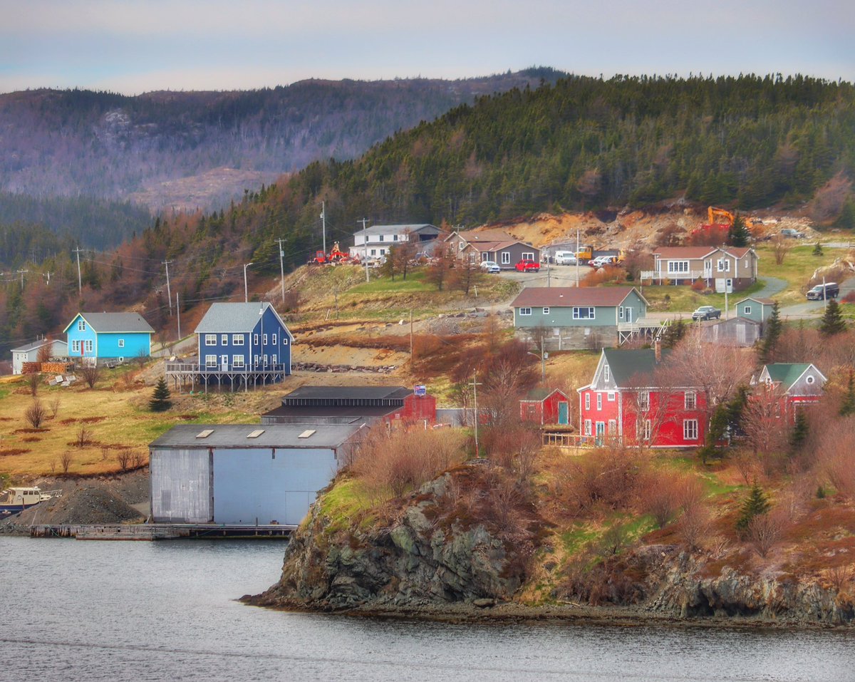 Great views from this point of land in Trinity, NL.