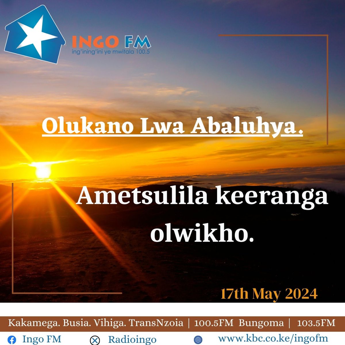 Olukano Lwa Abaluhya. Ametsulila keeranga olwikho. Former things revisited may kill relationships. ^DA #olukano #Mumabwibwi #IngoFM