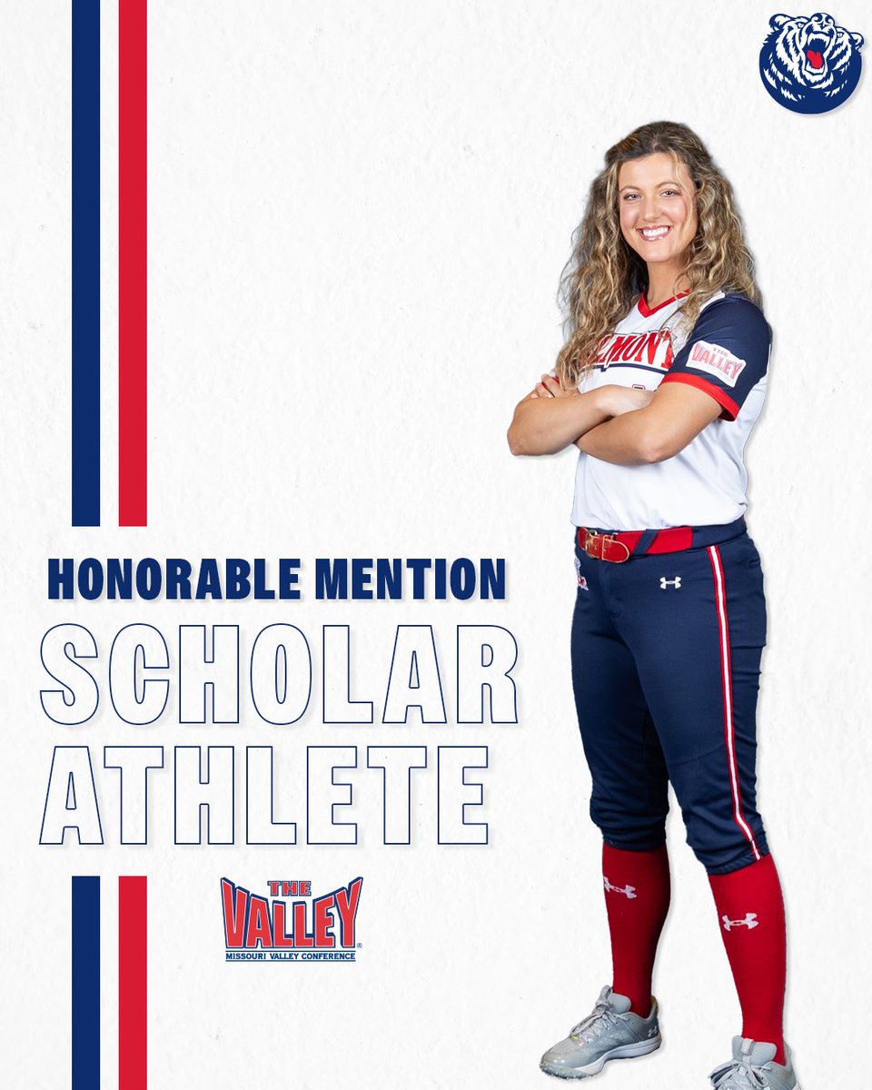 6️⃣ Bruins named to the MVC Scholar-Athlete Teams! Proud of this group, getting it done in the classroom and on the field!📚🥎 #ItsBruinTime | #EverydayExcellence