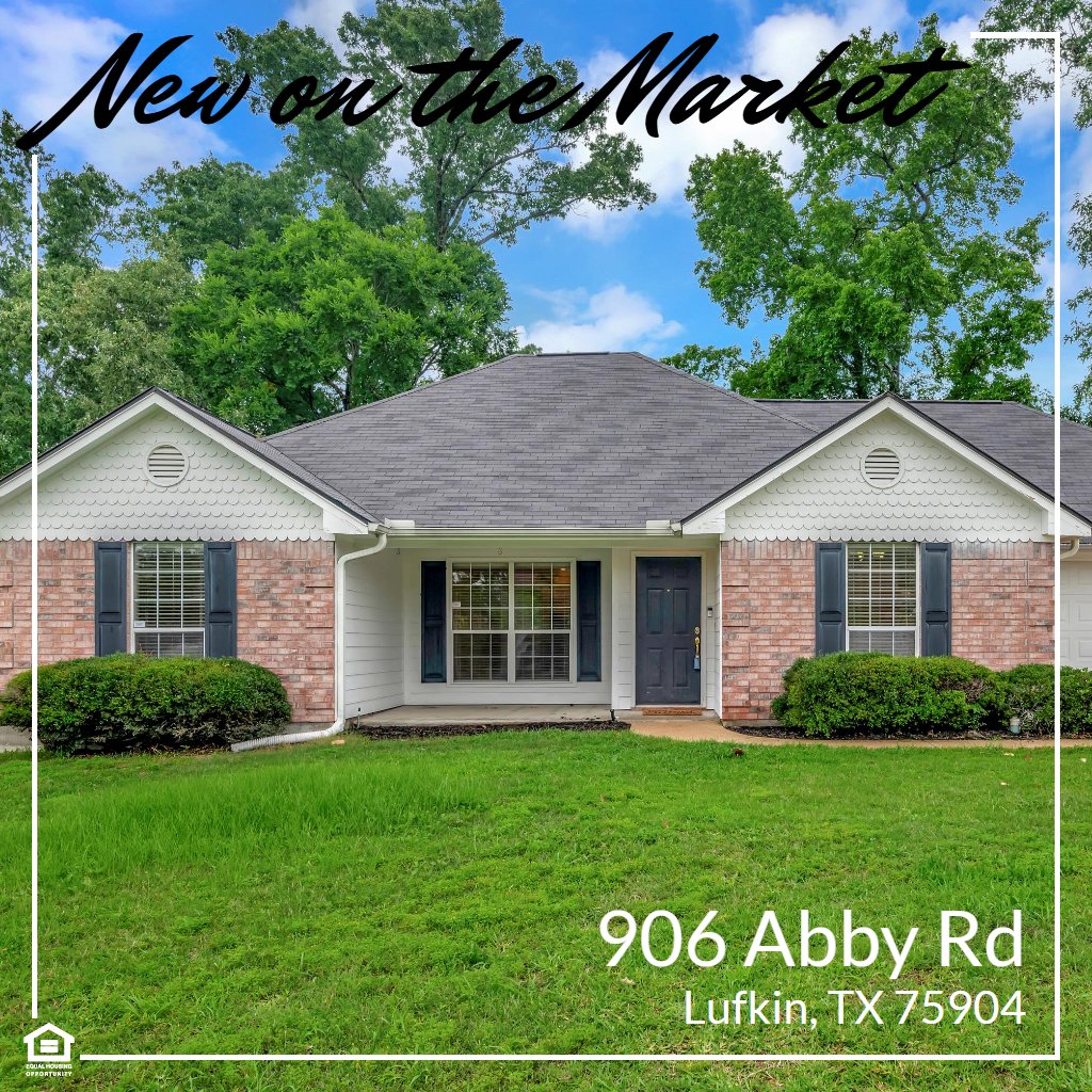 view.360mediaofeasttexas.com/906-Abby-Rd
JUST LISTED!
906 Abby Rd. Lufkin, TX.
$259,900
One story home in super convenient location! See today! 936-414-2174
#lufkinrealestate #realestate #newlisting #justlisted #homesforsale #forsale #househunting #home #realtor #broker #cindypiercesellstexas