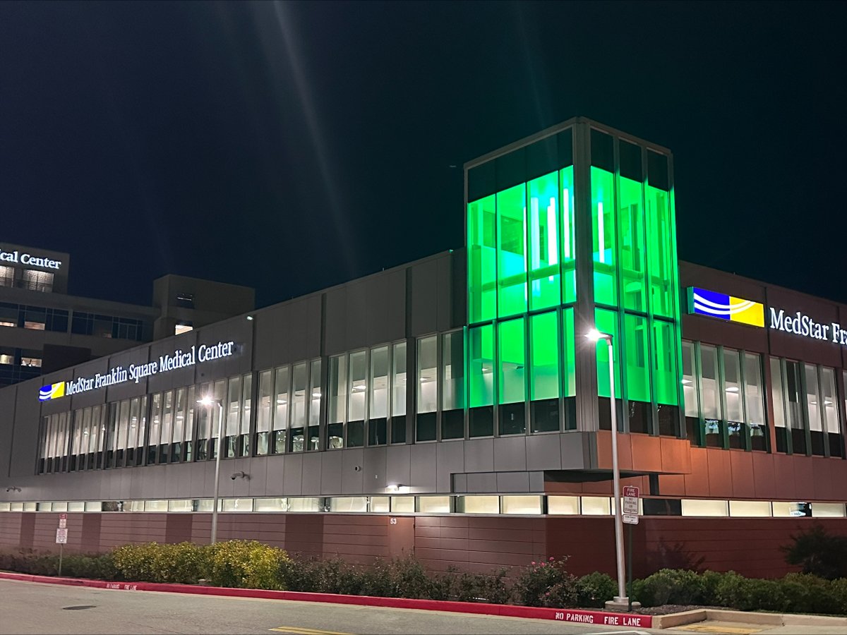 You don’t need to be an expert to offer support to someone who is struggling with mental health issues. This week, we're raising #MentalHealthAwareness by shining our tower beacon light green. For resources, please visit ms.spr.ly/6016YXcX8. #MentalHealthMD