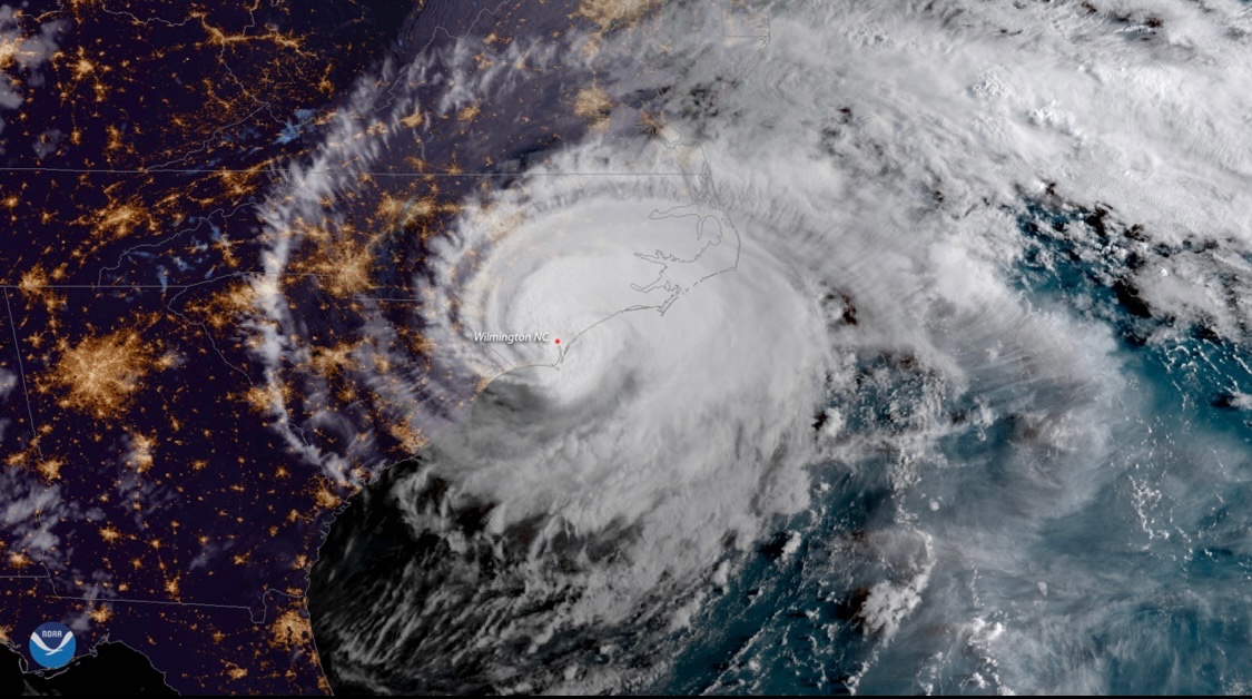 @BackpirchCrew AND THIS IS WHAT HURRICANE FLORENCE ACTUALLY LOOKED LIKE AT LANDFALL.