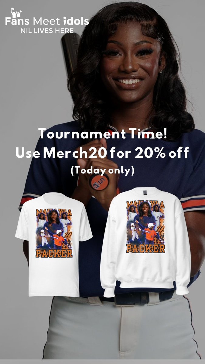 Fans Meet Idols (@fansmeetidols) on Twitter photo SAVE on Makaylaโs <a href="/MakaylaPacker01/">Makayla Packer</a> Merch with code Merch20 this tournament!
Fans can Order Hats, Hoodies, TShirts and more!
Shop here: app.fansmeetidols.com/makayla.packer SAVE on Makaylaโs <a href="/MakaylaPacker01/">Makayla Packer</a> Merch with code Merch20 this tournament!
Fans can Order Hats, Hoodies, TShirts and more!
Shop here: app.fansmeetidols.com/makayla.packer