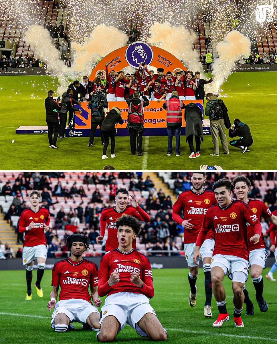 FT 

Manchester United u18s 2-1 Chelsea u18s

Goals from Ethan Wheatley and Ethan Williams 

United are under18s national champions for 23/24

U18 premier league cup winners 🏆 
U18 premier league north champions 🏆 
U18 premier league national champions 🏆 

These lads are