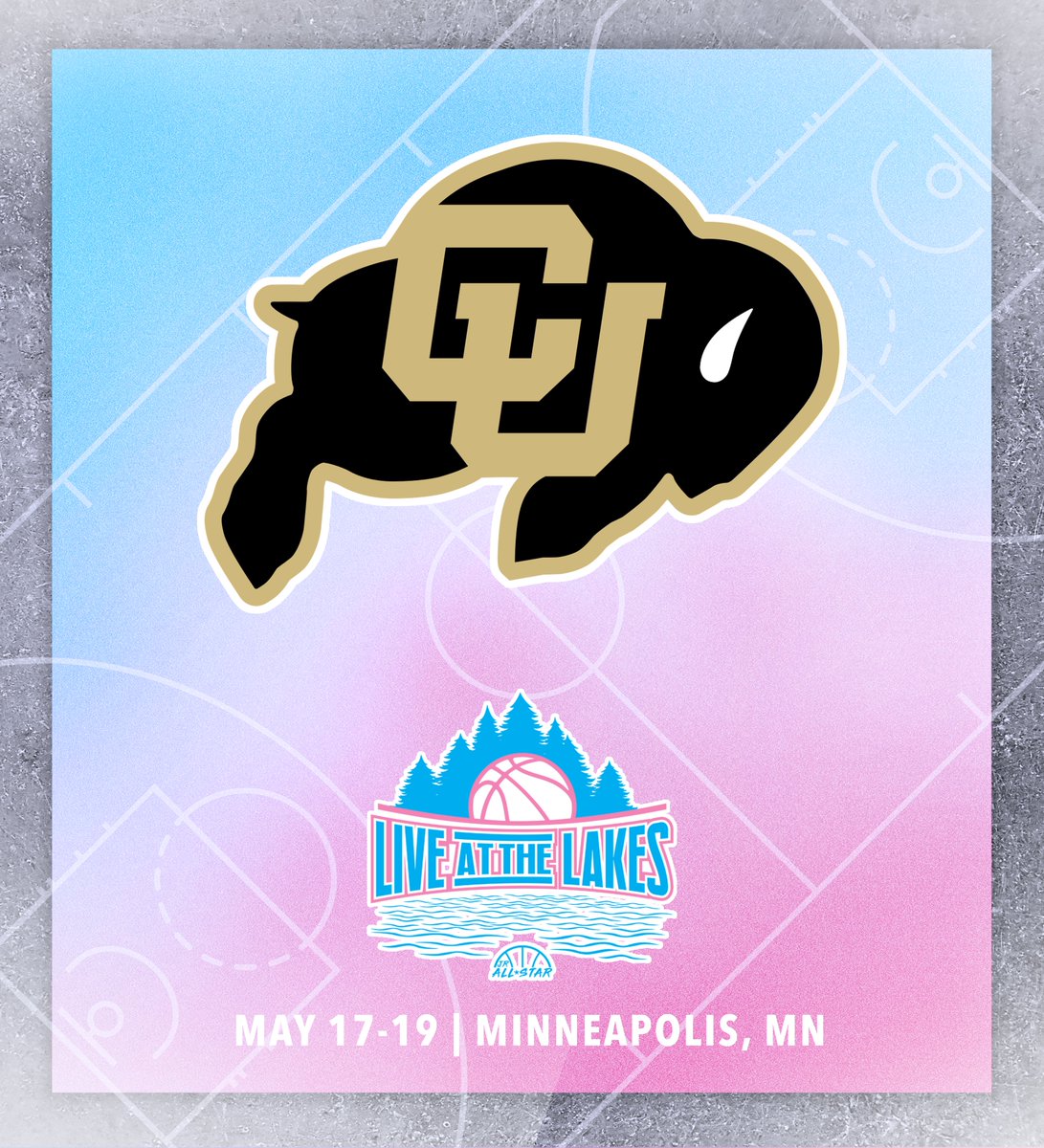 The University of Colorado (@CUBuffsWBB) is registered to attend 𝗟𝗜𝗩𝗘 𝗔𝗧 𝗧𝗛𝗘 𝗟𝗔𝗞𝗘𝗦! Join them in watching some of the nation’s best during the May Viewing Period.👇 jrallstar.com/exposure-event…