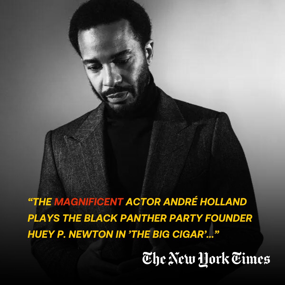 André Holland plays Huey P. Newton in this riveting retelling of the Blank Panther founder's daring escape to Cuba under the guise of a fake movie. #TheBigCigar