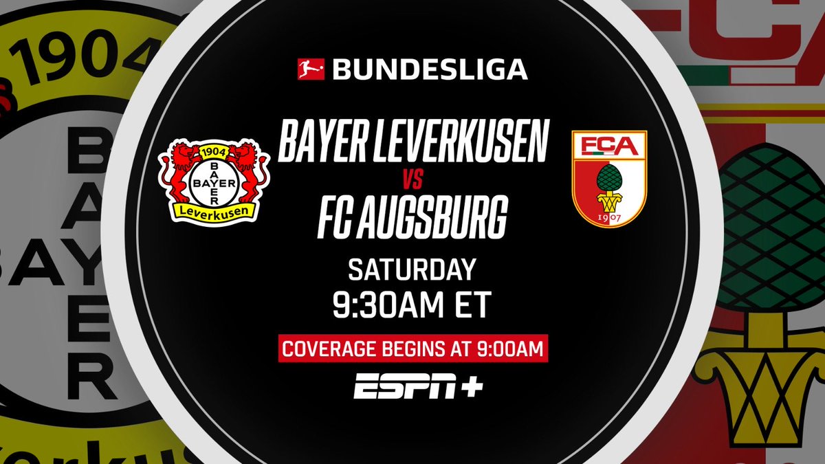 Finishing the season in Leverkusen on Saturday for viewers around the world. Who’s with us? Chance to become the 1st team ever to complete a Bundesliga season undefeated. Meisterschale presentation. #B04FCA