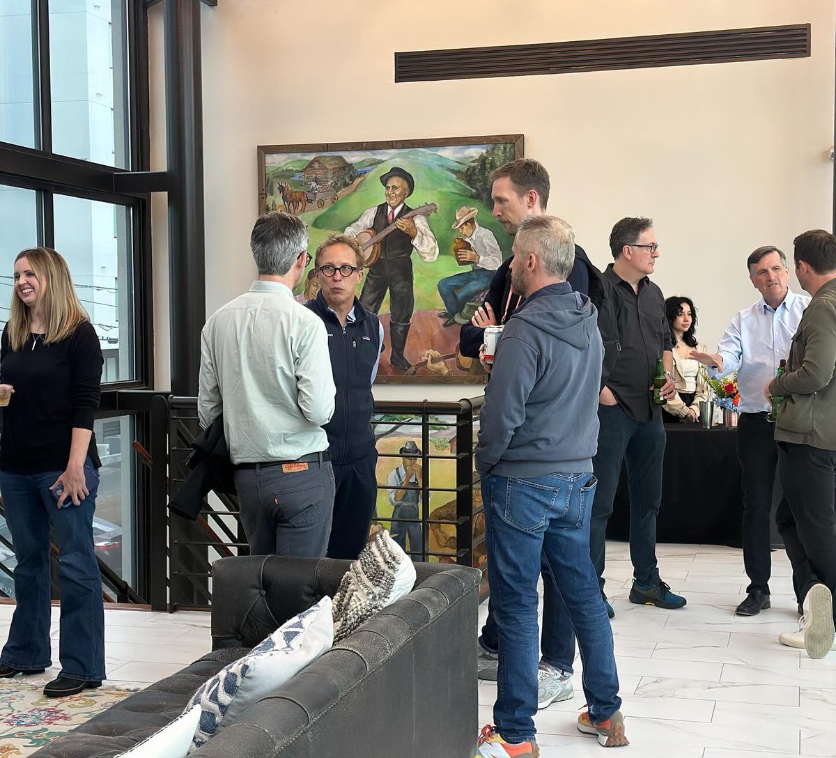 Kicking the @musicbizassoc week off right! 🙌 We had such a great time hanging out with our @peermusic team and friends. Here’s to the exciting week ahead! 🎶 Catering: @kladdercatering #peermusic #peermusicnashville #nashvilletn #musicrow #musicpublishing #musicbiz