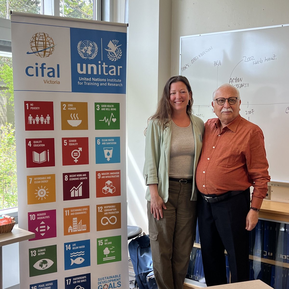 Congrats to the May 2024 cohort of 'Community Engaged Scholarship'!!! Co-facilitated by @CrystalTremblay and @RTandon_PRIA, this week-long course explored integrating the #UNSDGs into Higher Education using #CBPR.

#cifal #uvic #continuingeducation #sustainabledevelopment