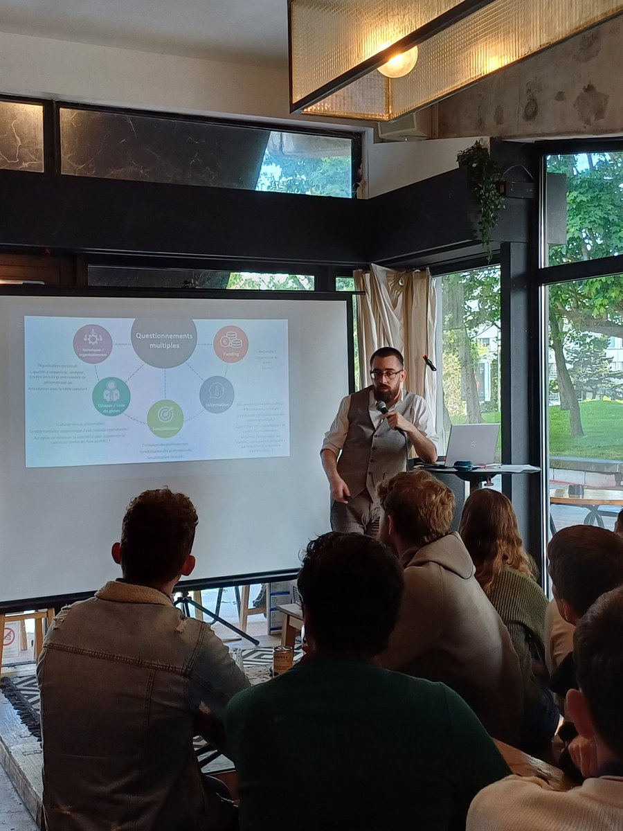 Anna Lokchine (@alokchine) on Twitter photo Deuxième soirée PoS sur le dépistage néonatal et les maladies métaboliques avec le Dr Charles Lefèvre et le Dr Paul Rollier. Merci à eux et merci à vous! #pint24
<a href="/pintofscienceFR/">Pint of Science FR</a>
<a href="/CHURennes/">CHU de Rennes</a>
<a href="/ValerieDupe/">Dupe Research group</a>
<a href="/IGDRennes/">IGDR</a>
<a href="/RennesUniv/">Université de Rennes</a>
<a href="/genomeds/">FHU GenOMedS</a>
<a href="/ElodieGermani/">Elodie Germani</a>
<a href="/Jules__Garreau/">Jules Garreau</a> Deuxième soirée PoS sur le dépistage néonatal et les maladies métaboliques avec le Dr Charles Lefèvre et le Dr Paul Rollier. Merci à eux et merci à vous! #pint24
<a href="/pintofscienceFR/">Pint of Science FR</a>
<a href="/CHURennes/">CHU de Rennes</a>
<a href="/ValerieDupe/">Dupe Research group</a>
<a href="/IGDRennes/">IGDR</a>
<a href="/RennesUniv/">Université de Rennes</a>
<a href="/genomeds/">FHU GenOMedS</a>
<a href="/ElodieGermani/">Elodie Germani</a>
<a href="/Jules__Garreau/">Jules Garreau</a>