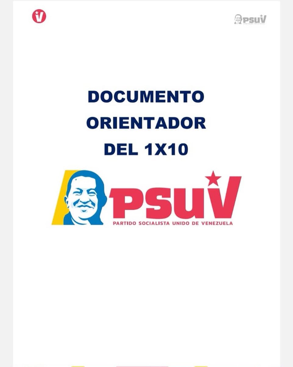 1x10 del <a href="/PartidoPSUV/">PSUV</a>. 

La tarea: Movilizar el voto y defender la victoria. ✊🏻🇻🇪 
 
Abro 🧵 ⬇️