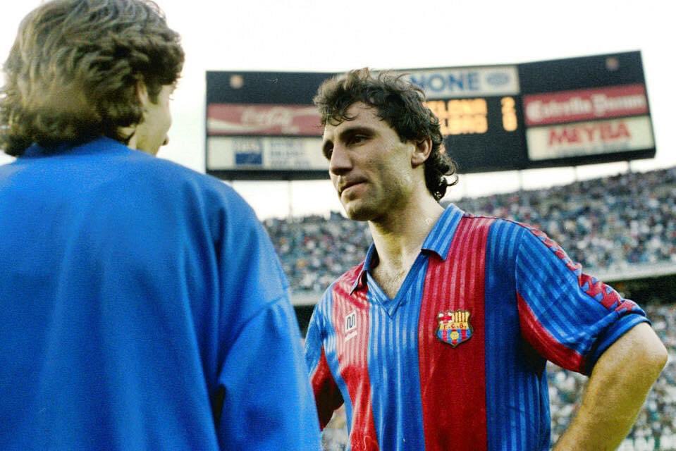 Bakero & Stoichkov, campeones de liga 1992. #FCBarcelona