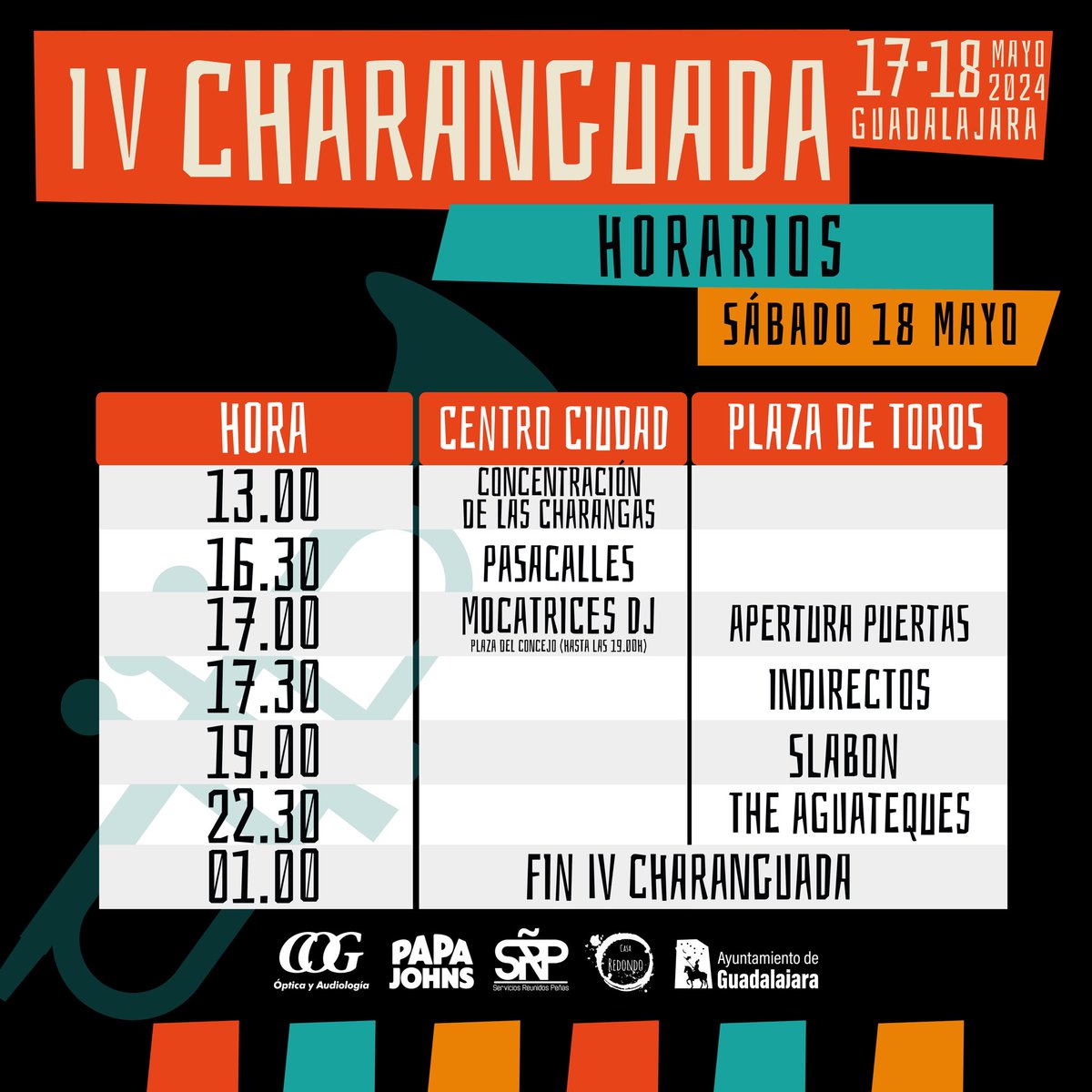 🗓️ ¡¡HORARIOS!!

⚠️ Recordad que pueden sufrir ligeras variaciones.

¡¡Últimas entradas a la venta!! 

woutick.es/evento/37301/e…