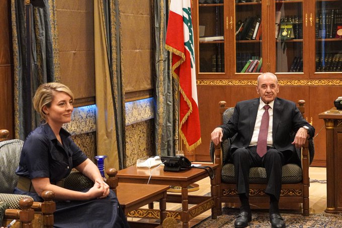 Today, Minister Joly met with the Speaker of the Parliament of Lebanon, Nabih Berri, and reaffirmed Canada’s steadfast support for the Lebanese people and the urgent need to form a government to address the challenges faced by the people of Lebanon.