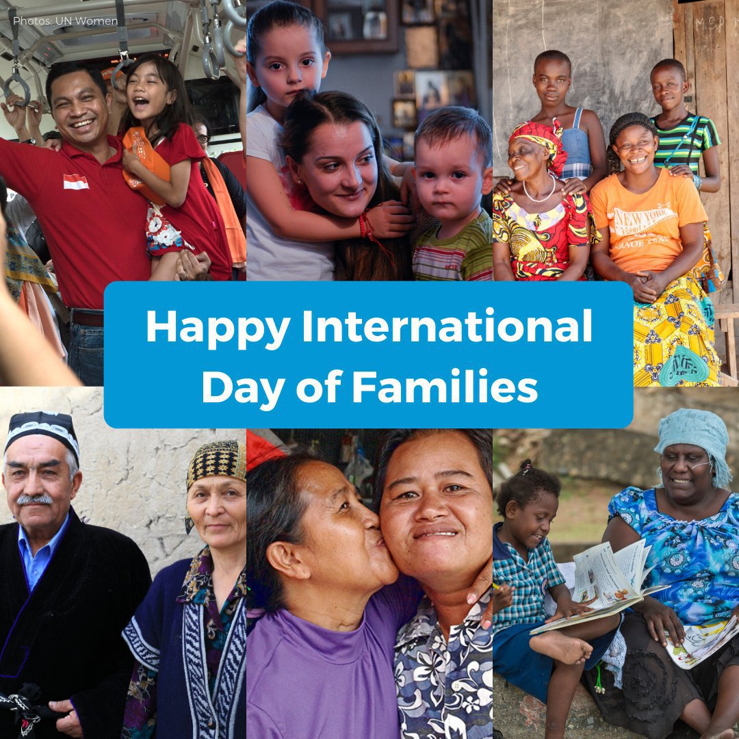 Family means different things to different people – but at its core, family means love & support. Wednesday’s #DayofFamilies is an opportunity to celebrate families in all their diverse forms. un.org/en/observances…