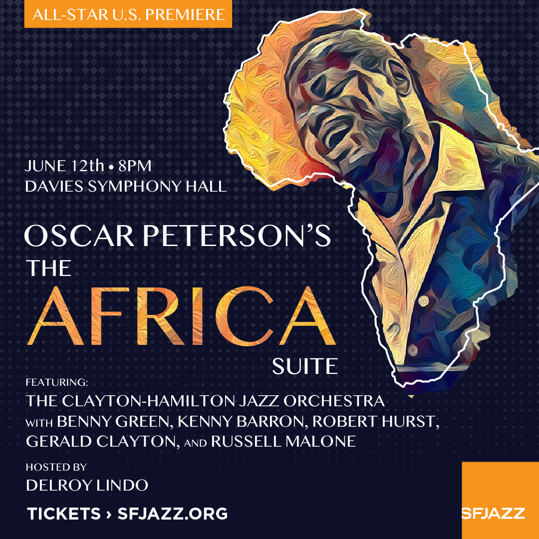In a joyous celebration of piano legend Oscar Peterson’s upcoming centennial, SFJAZZ hosts an all-star cast of jazz greats on June 12th at Davies Symphony Hall presenting the U.S. premiere of Peterson’s previously unperformed ‘The Africa Suite’: sfjazz.org/tickets/produc…