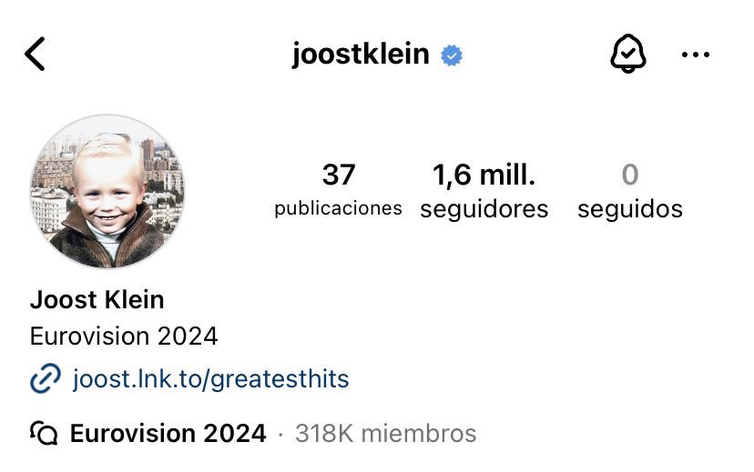 Joost Klein has become the most followed eurovision 2024 artist without even being in the final 💙
