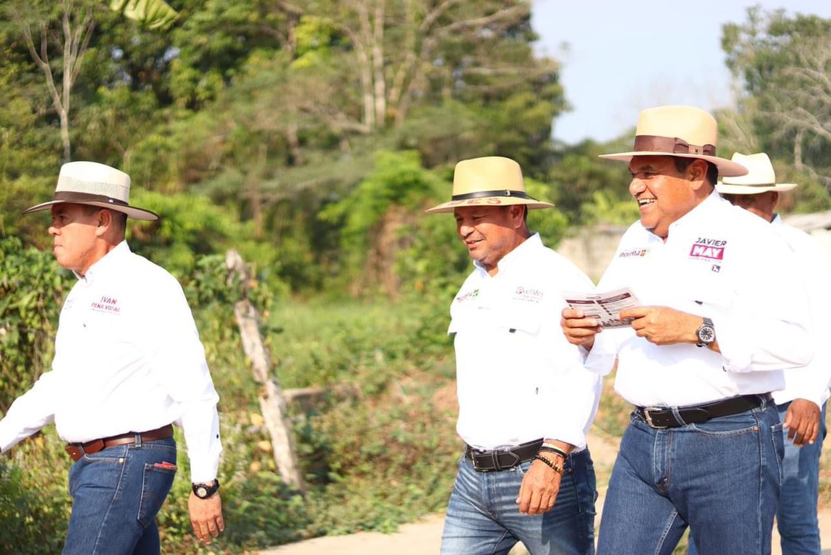 #Elección2024 🔴 #EuclídesAlejandro y #JavierMay recorrieron el Poblado C-27 de #Cárdenas #Tabasco #Morena #EleccionesTabasco #INE #Vota2deJunio 🌐elheroico.mx