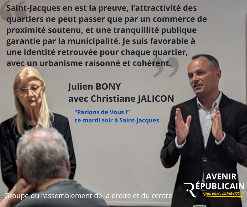 #ClermontFerrand : 
'Parlons de Vous !' ce soir, quartier Saint-Jacques avec @JulienBony et @JaliconC ⤵️