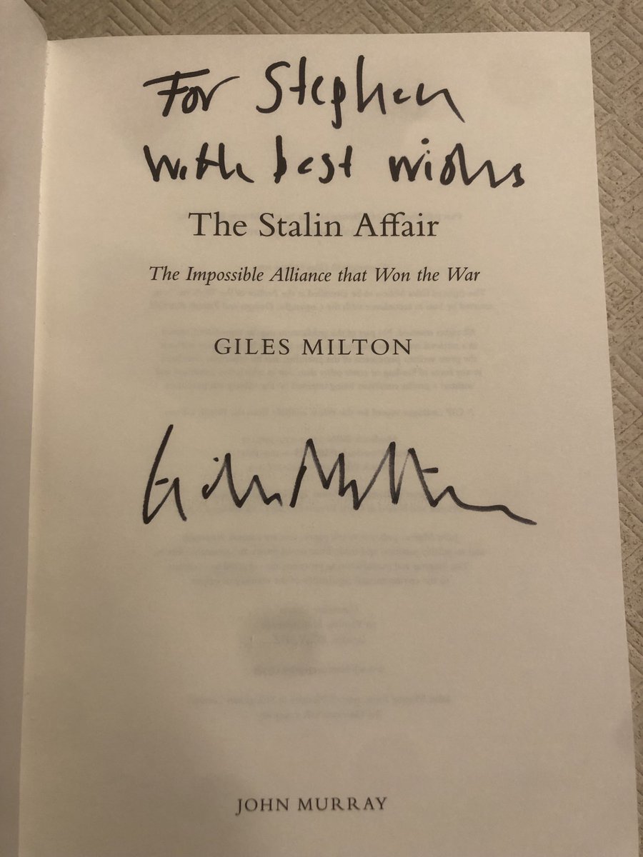 Good to hear,then meet the author. Could have listened for much longer.Giles’s presentation utterly infectious brimming with enthusiasm. One knows you will enjoy. Thanks to ⁦@GilesMilton1⁩ and ⁦@CWBookshop⁩ for an excellent and enjoyable evening